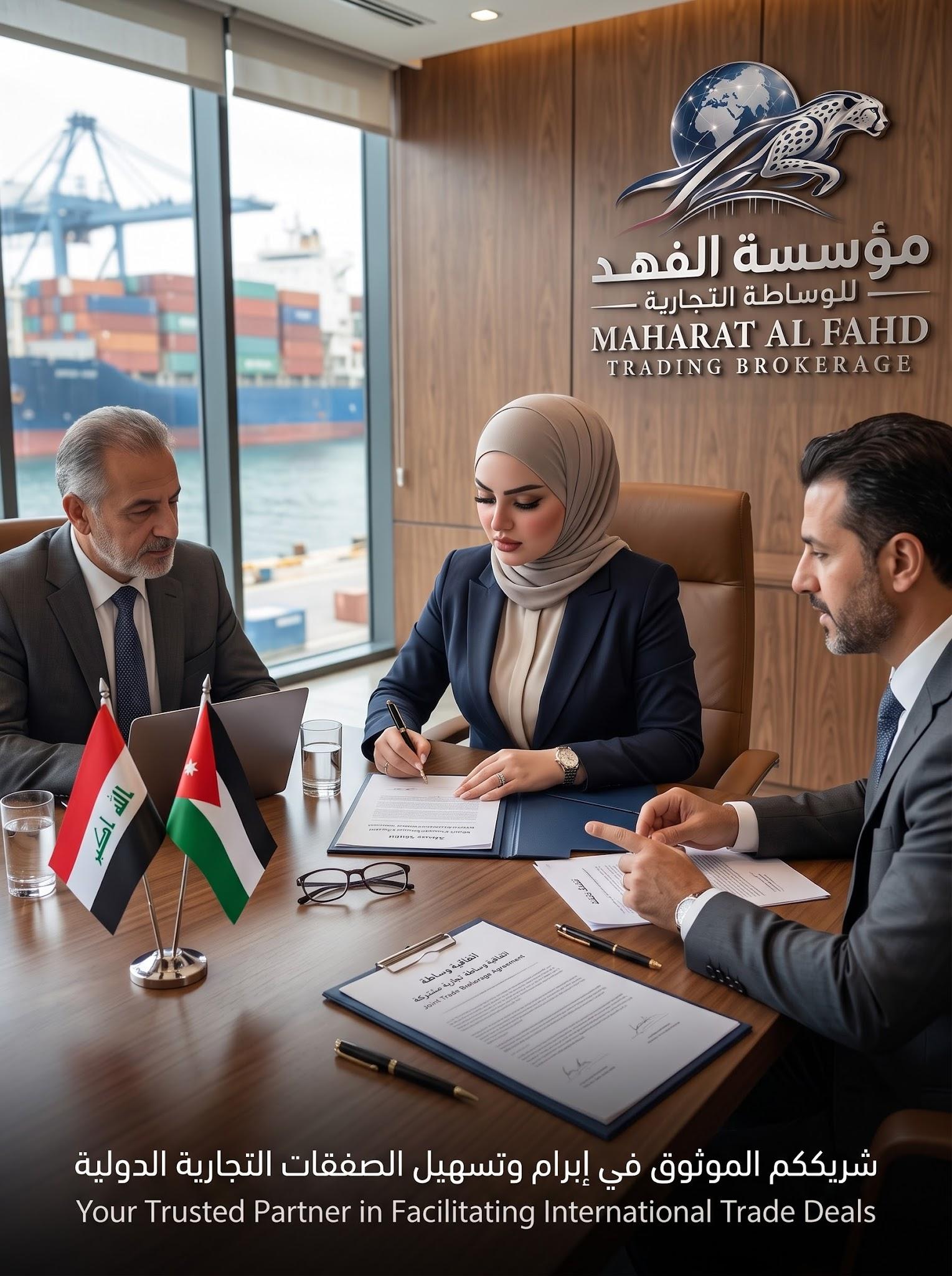 فريق عمل مهارة الفهد في اجتماع تجاري